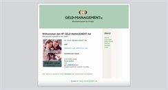 Desktop Screenshot of hfgeldmanagement.at